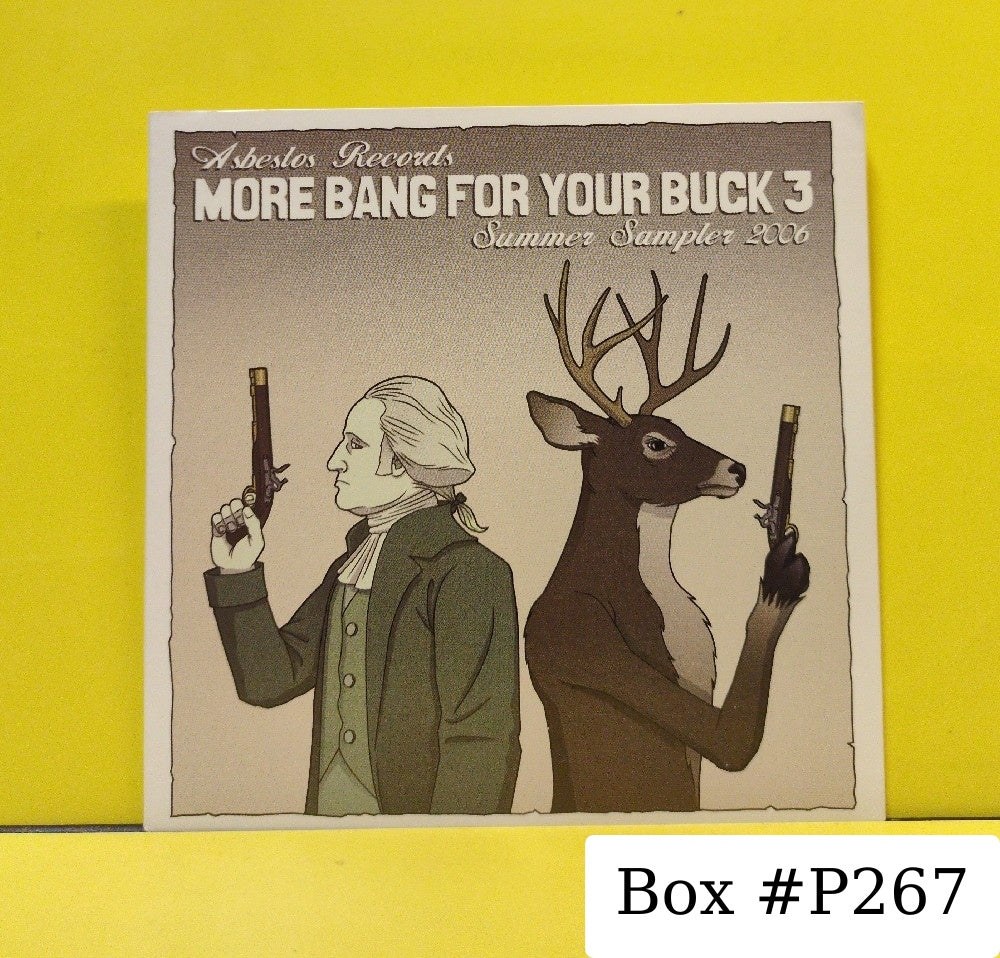 Various - More Bang For Your Buck 3 Asbestos Records 2006 Summer Sampler - 2006 - Used - EX - CDs