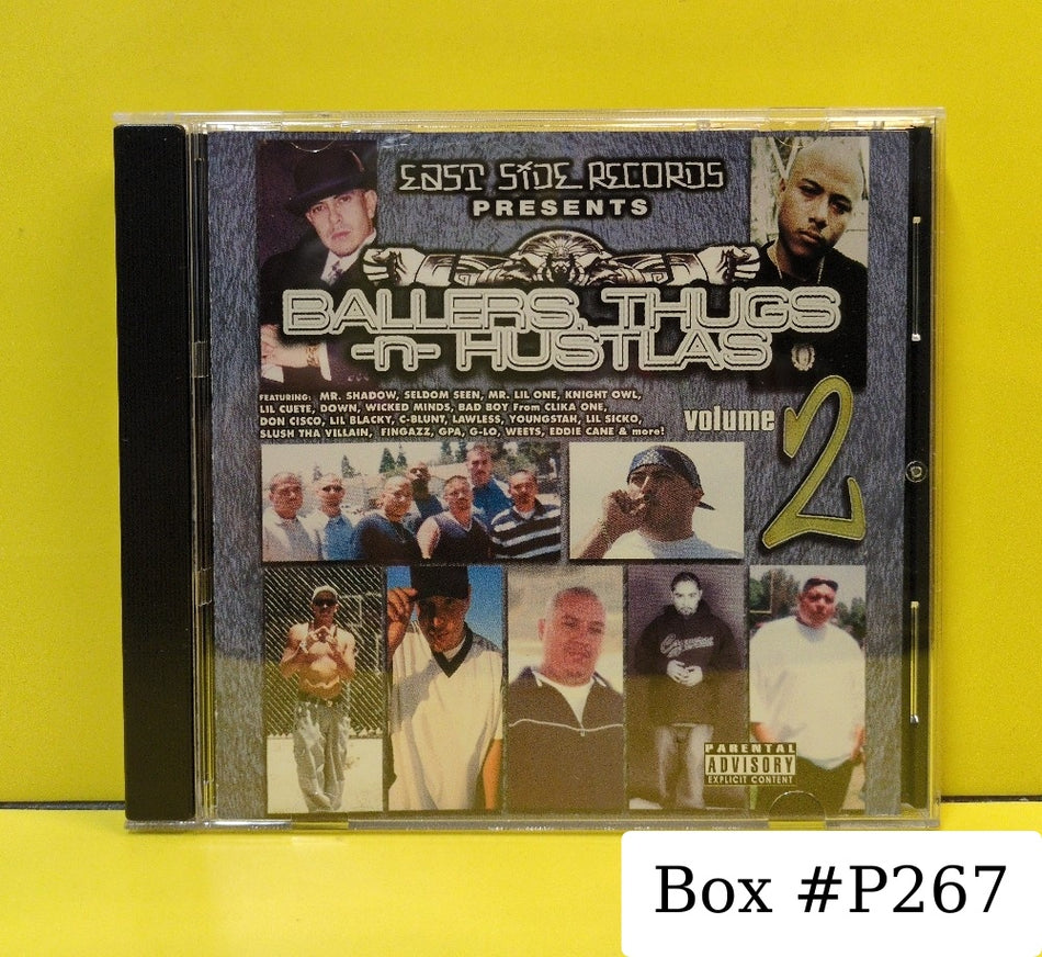 Various - Ballers, Thugs -n- Hustlas Volume 2 - 2002 - ESR 4002-2 - Used - EX - CDs