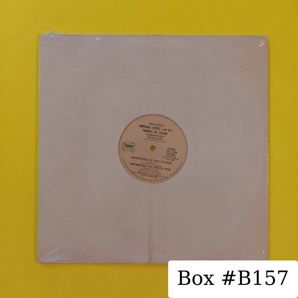 Shanghai Express Ft Lily Ann - Anything Goes / Temple Of Doom 12" - 1984 - TRS3005 - Used - EX - Vinyl