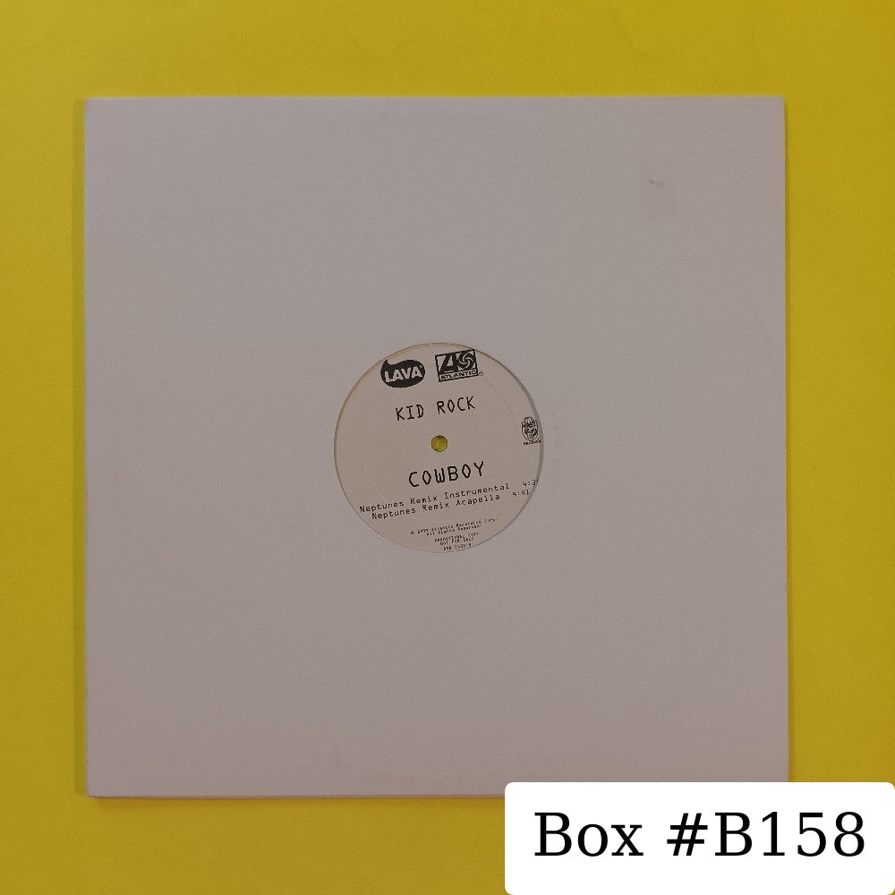 Kid Rock - Cowboy Neptunes Remixes 12" PROMO - 1999 - DMD 2500 - Used - NM - Vinyl