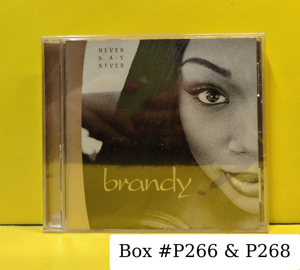 Brandy - Never Say Never - 1998 - 83039-2 - New - Sealed - CDs
