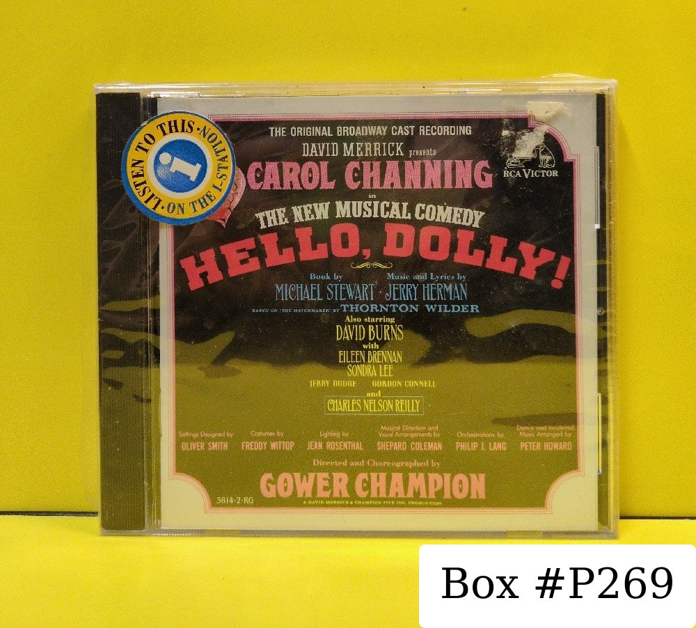 David Merrick Presents Carol Channing - Hello, Dolly! (The Original Broadway Cast Recording) - 3814-2-RG - New - Sealed - CDs
