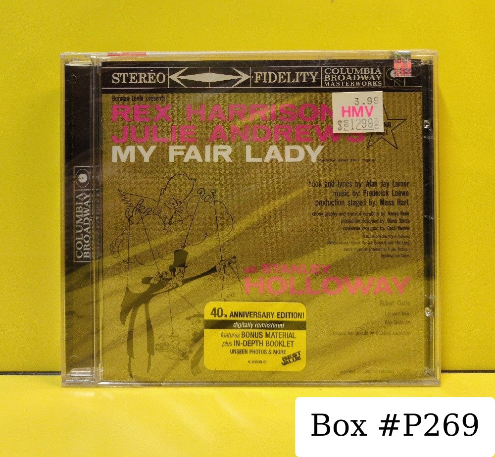 Original Cast, Rex Harrison, Julie Andrews With Stanley Holloway Book And Lyrics By Alan Jay Lerner Music By Frederick Loewe - My Fair Lady - 1998 - SK 60539 - New - Sealed - CDs - Reissue - Remastered