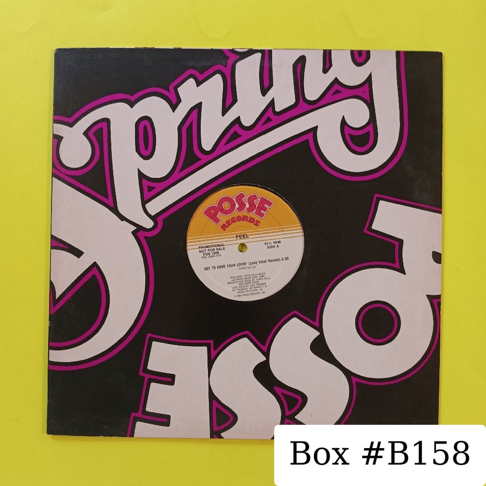 Feel - Got To Have Your Lovin' 12" PROMO - 1983 - POS 1209 - Used - VG++ - Vinyl