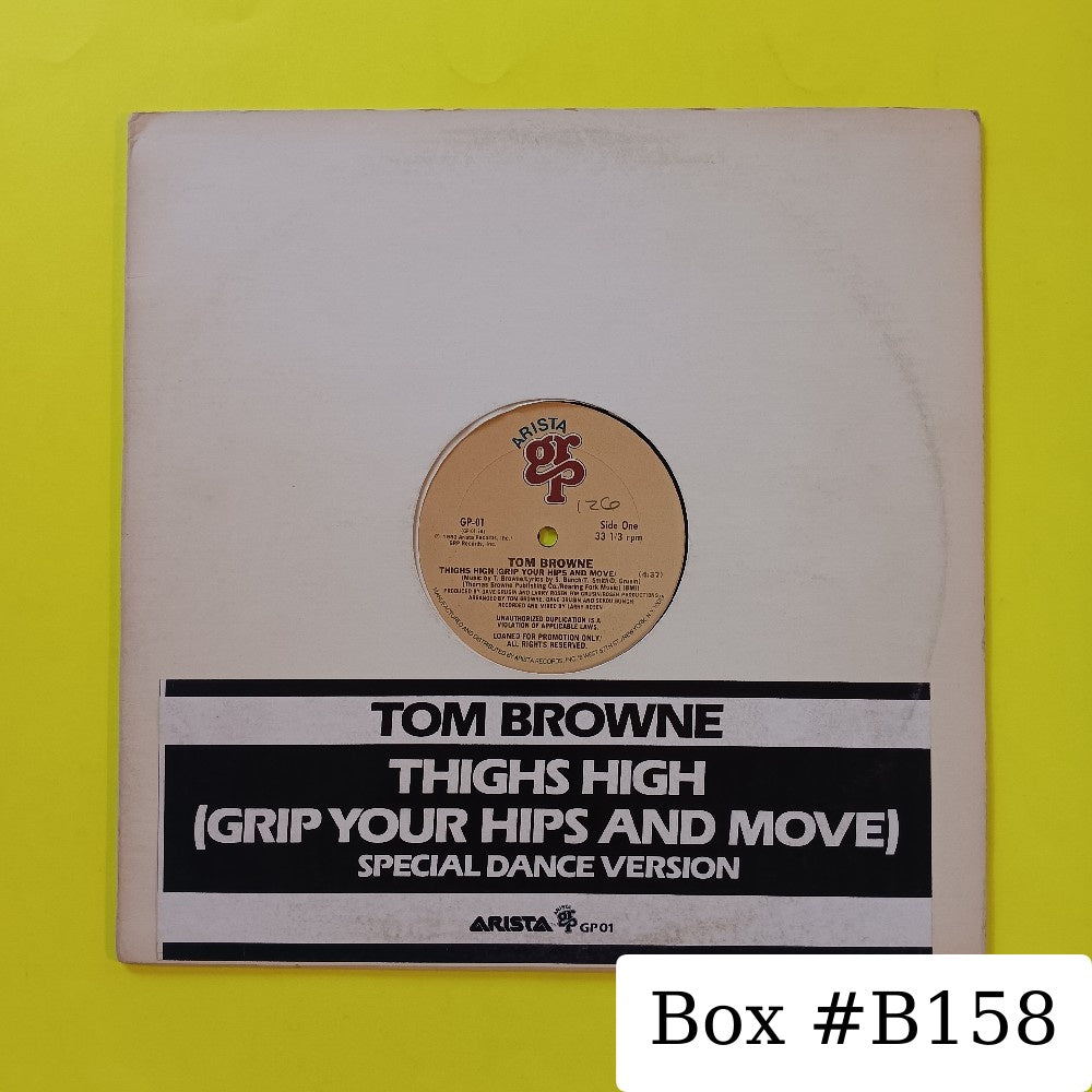 Tom Browne - Thighs High (Grip Your Hips & Move) 12" PROMO - 1980 - GP-01 - Used - VG++ - Vinyl