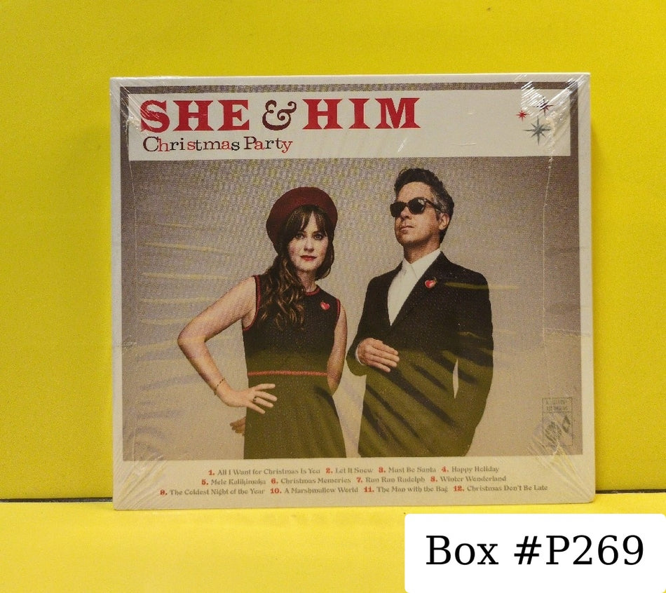 She & Him - Christmas Party - 2016 - 88985371552 - New - Sealed - CDs