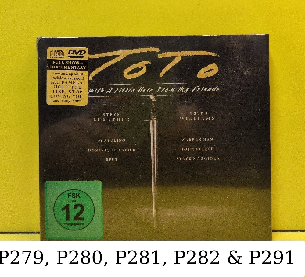 Toto - With A Little Help From My Friends - 2021 - TPC76507 - New - Sealed - CDs - CD/DVD Set - European Import