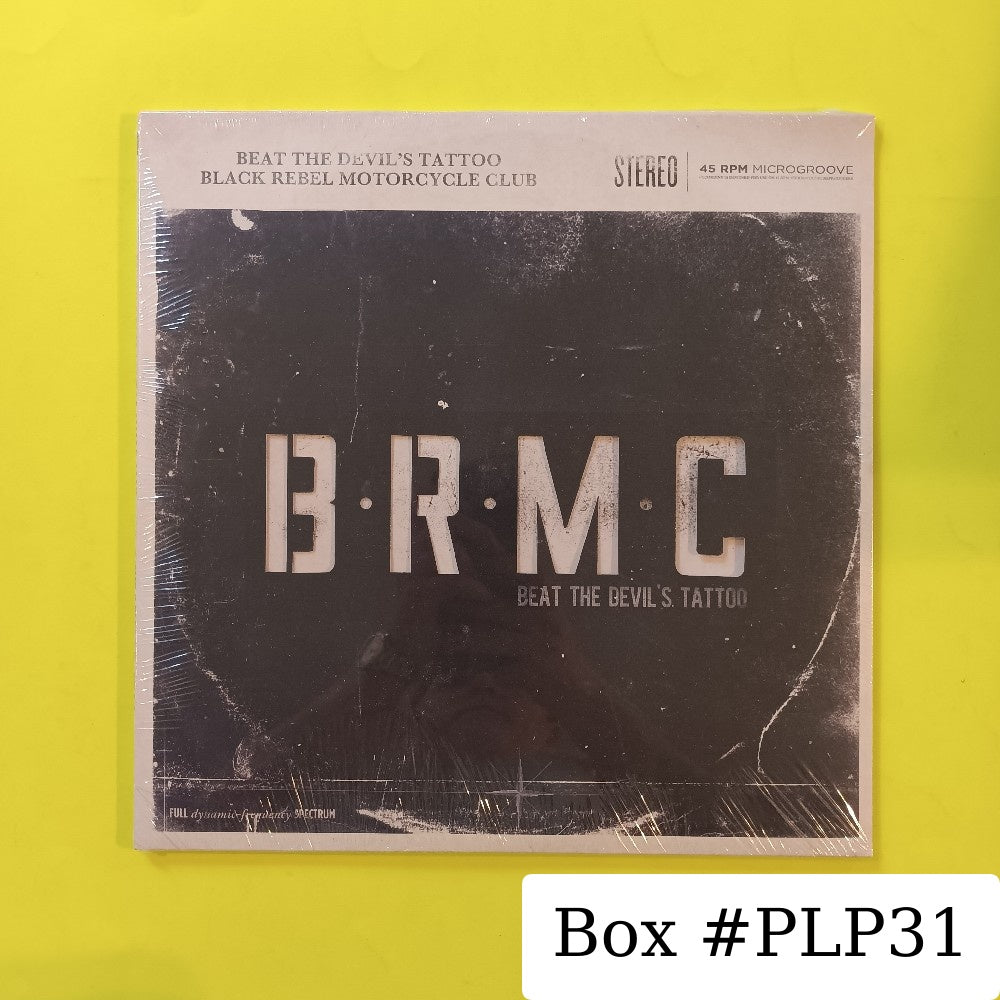 Black Rebel Motorcycle Club / BRMC - Beat The Devil's Tattoo "OAKWOOD" ORANGE MARBLE  - 2010 - CSDLP 1142 - New - Sealed - Vinyl
