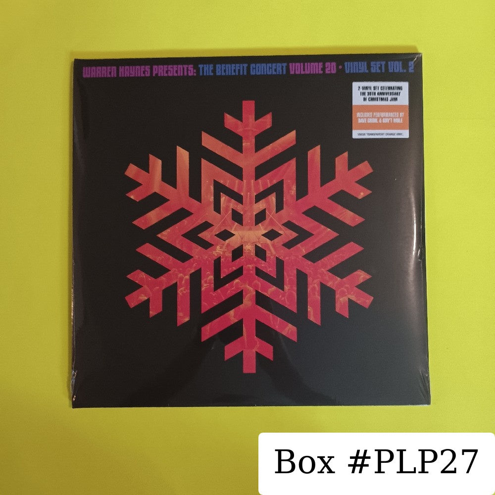 Warren Haynes Presents: - The Benefit Concert Volume 20 Vinyl Set Vol 2 ORANGE - 2023 - PRD77181 - New - Sealed - Vinyl