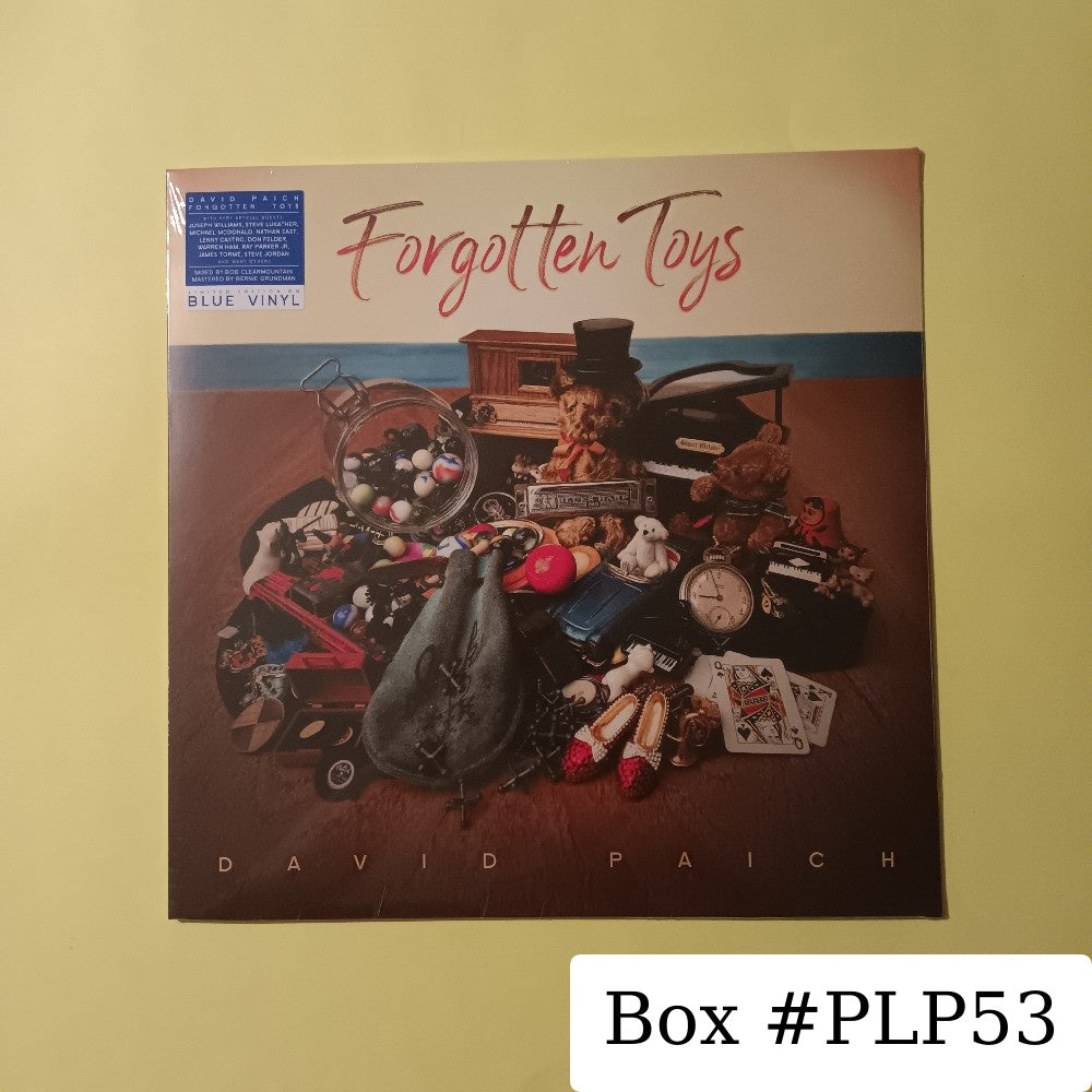 David Paich - Forgotten Toys BLUE VINYL - 2022 - TPC76791 - New - Sealed - Vinyl