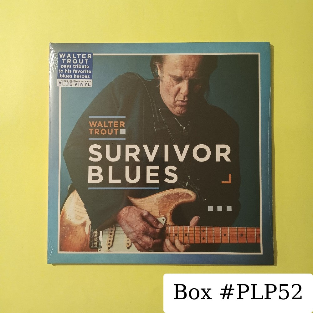 Walter Trout - Survivor Blues BLUE VINYL - 2022 - PRD75751 - New - Sealed - Vinyl