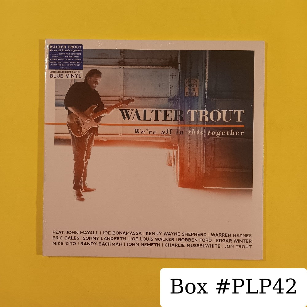 Walter Trout - We`re All In This Together BLUE VINYL - 2022 - PRD75281 - New - Sealed - Vinyl
