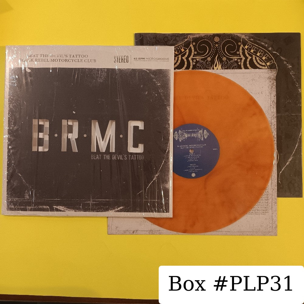 Black Rebel Motorcycle Club / BRMC - Beat The Devil's Tattoo "OAKWOOD" ORANGE MARBLE  - 2010 - CSDLP 1142 - New - Sealed - Vinyl