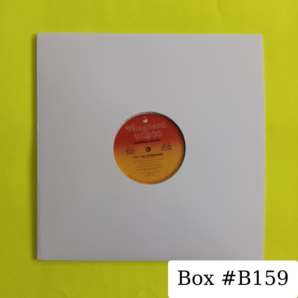 Rainbow Brown - Till You Surrender 12" - 1981 - SPV 43 - Used - VG++ - Vinyl