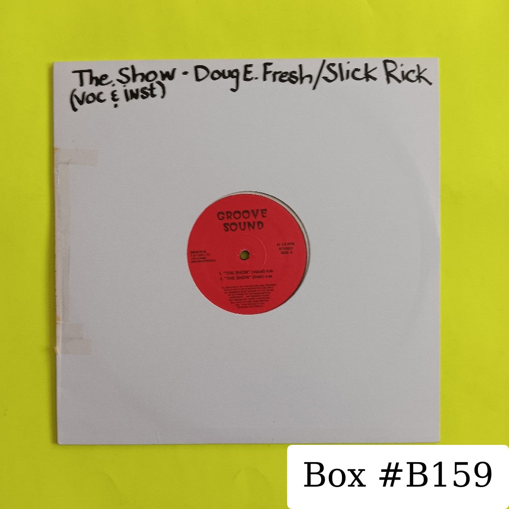 Groove Sound - The Show / Girl Ain't Nothing But Trouble 12" - GS-9131 - Used - VG++ - Vinyl