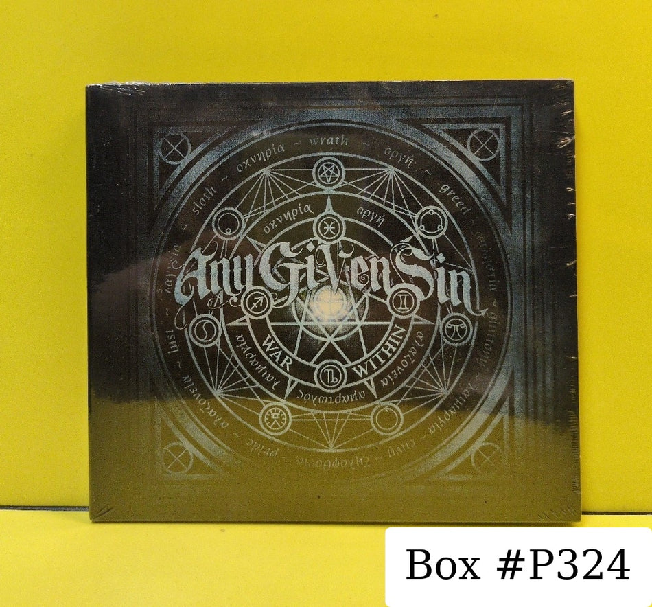 Any Given Sin - War Within - 2023 - M76652 - New - Sealed - CDs