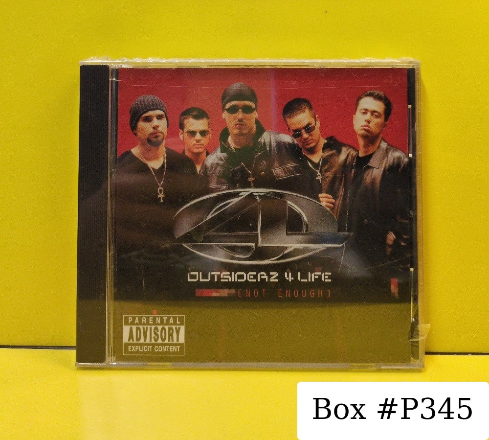 Outsiderz 4 Life - Not Enough - 2000 - 7243 8 38763 2 7 - New - Sealed - CDs