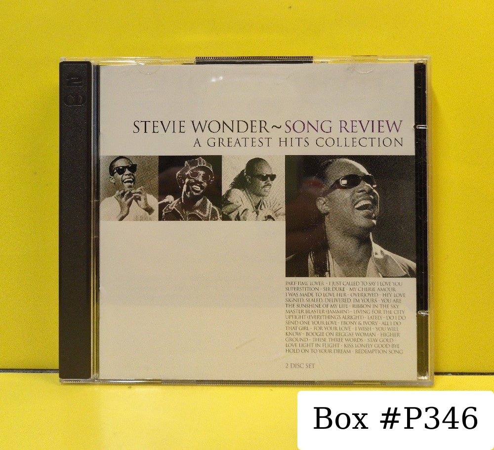 Stevie Wonder - Song Review (A Greatest Hits Collection) - 1996 - 314530767-2 - Used - EX - CDs - 2xCD