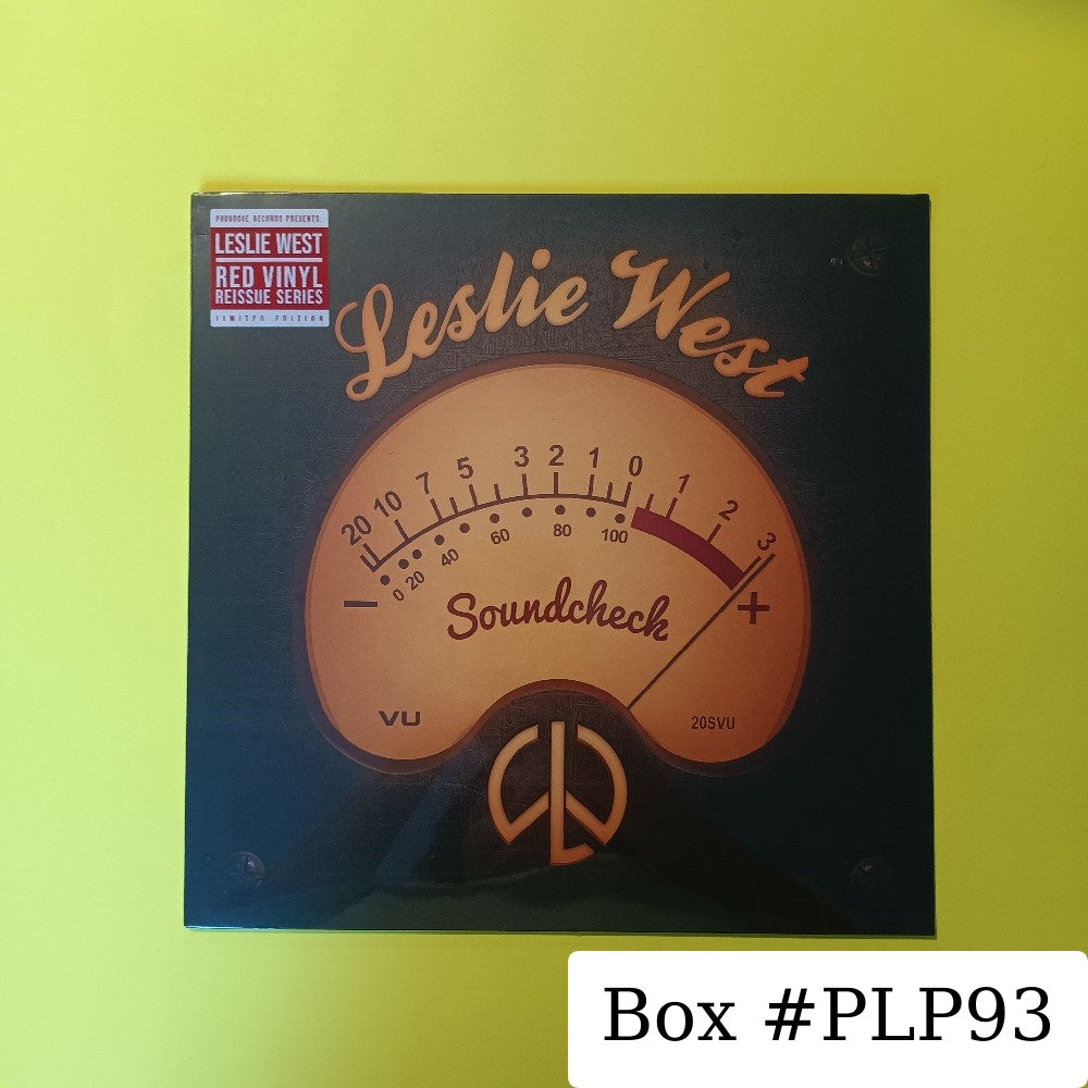 Leslie West - Soundcheck RED - 2022 - PRD 7464 1-2 - New - Sealed - Vinyl