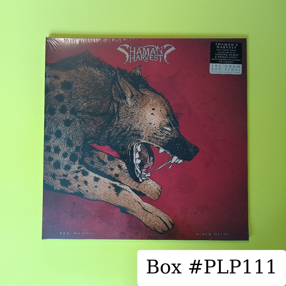 Shaman's Harvest - Red Hands Black Deeds RED VINYL - 2017 - M 7526 1 - New - Sealed - Vinyl