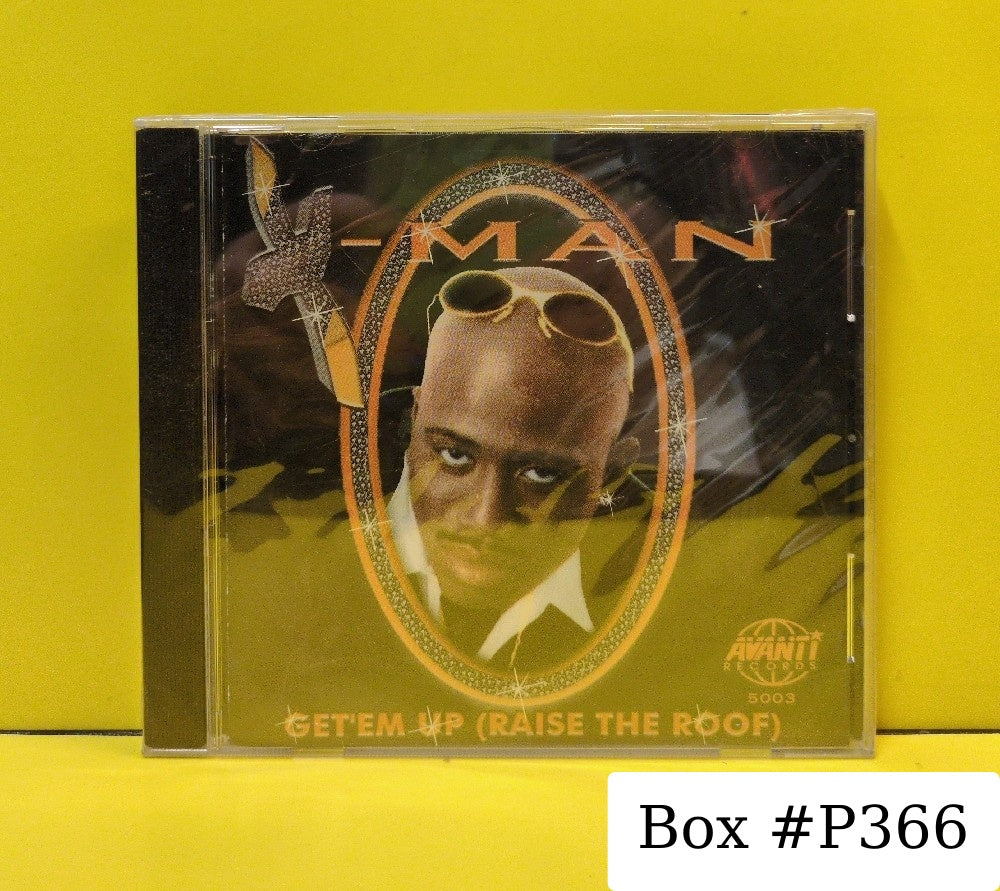 X-Man - Get 'Em Up (Raise The Roof) - 1998 - 5003 - New - Sealed - CDs