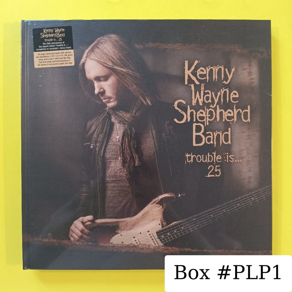 Kenny Wayne Shepherd Band - Trouble is...25 Deluxe BOOK Gold 2LP CD DVD - 2022 PRD76885 New Sealed