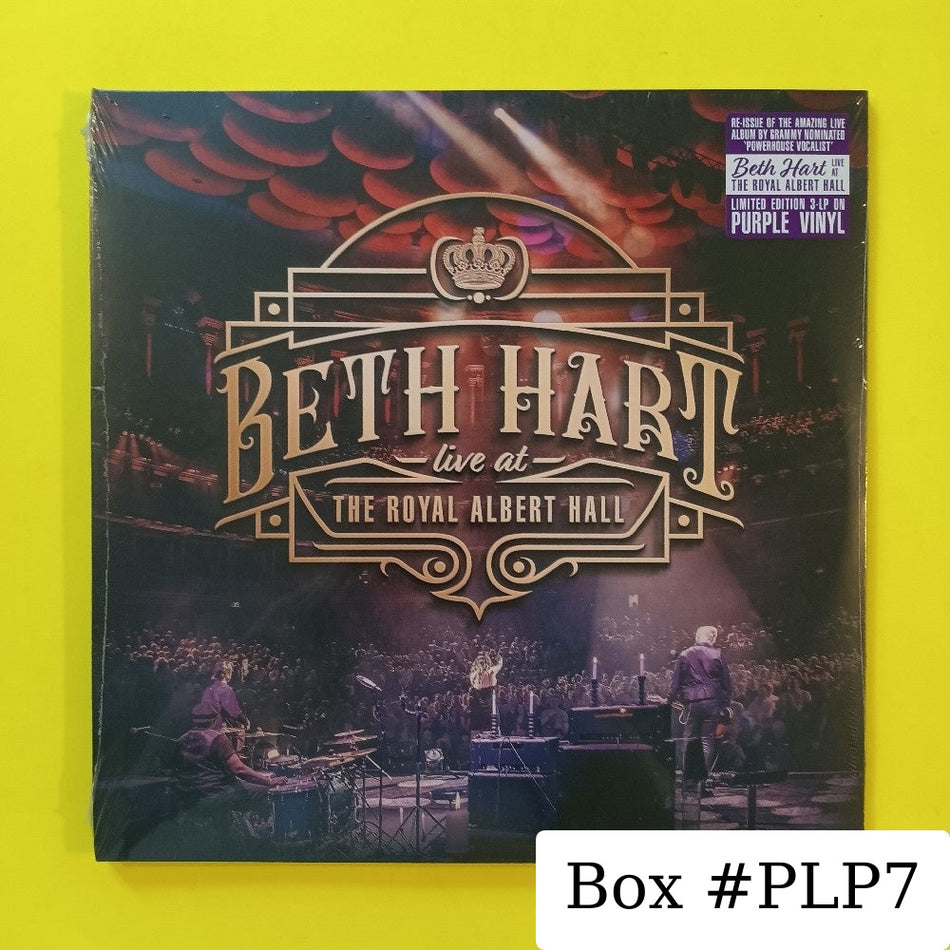 Beth Hart - Live At The Royal Albert Hall PURPLE 3LP - 2023 - PRD756714 - New - Sealed - Vinyl