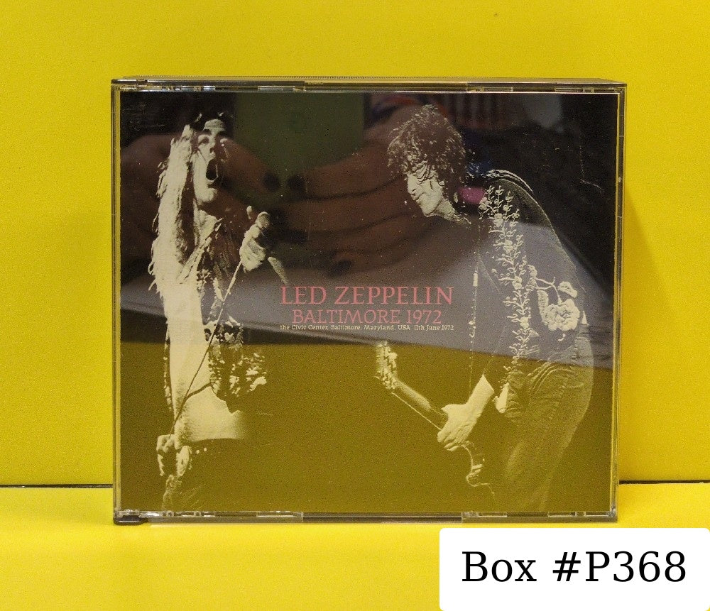 Led Zeppelin - Baltimore 1972 - 2005 - Wardour-018 - Used - VG++ - CDs - 3xCD - Unofficial Release - Japan Import