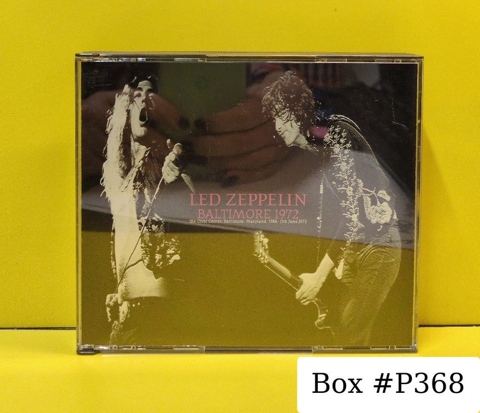 Led Zeppelin - Baltimore 1972 - 2005 - Wardour-018 - Used - VG++ - CDs - 3xCD - Unofficial Release - Japan Import