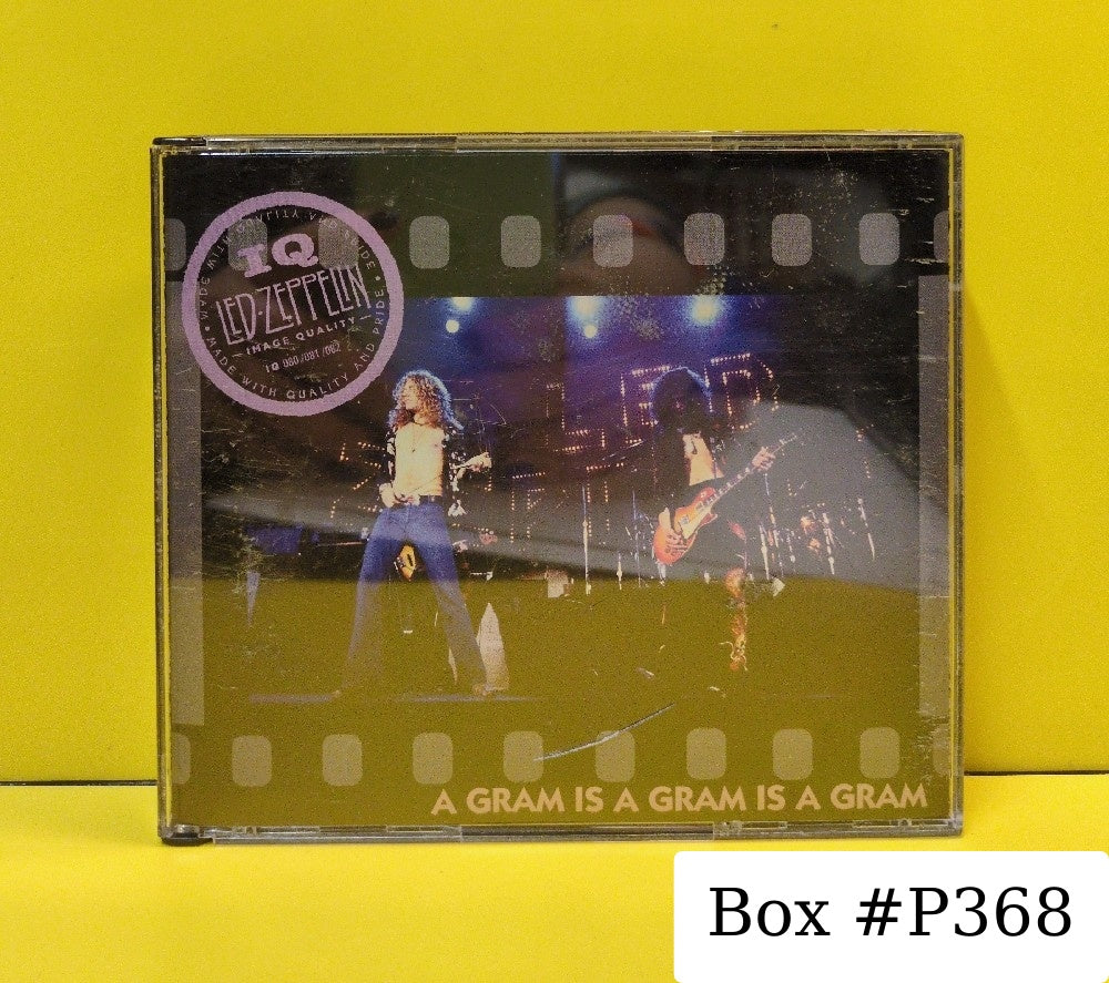 Led Zeppelin - A Gram Is A Gram Is A Gram - 1998 - IQ-080/081/082 - Used - VG++ - CDs - 3xCD - Unofficial Release - Promo - Japan Import