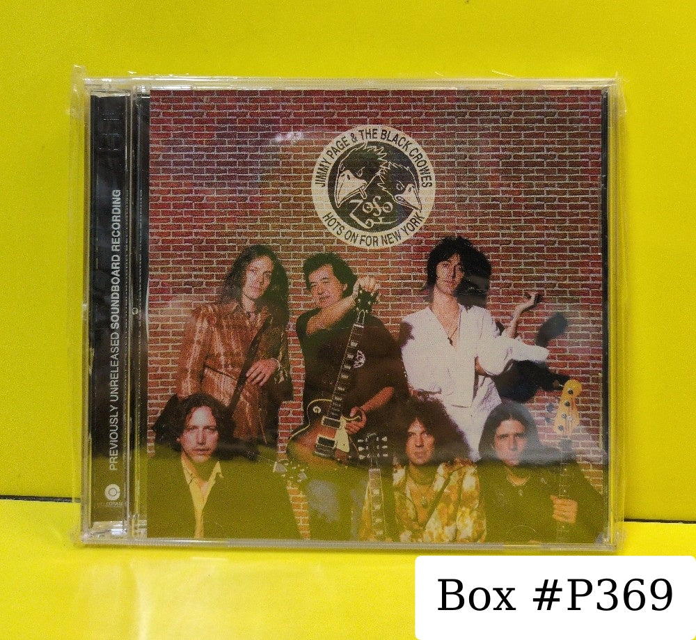 Jimmy Page & The Black Crowes - Hots On For New York - 2000 - SOBO-011/012 - New - Sealed - CDs - 2xCD - Unofficial Release - Japan Import