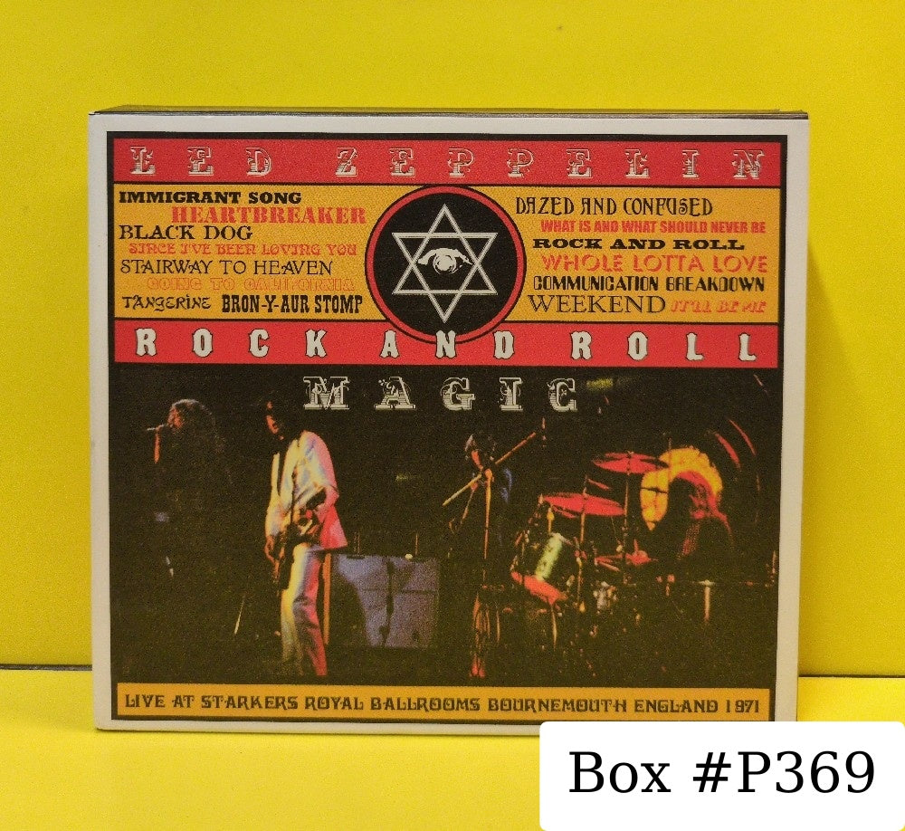 Led Zeppelin - Rock And Roll Magic - 2002 - EMC-014 A/B/C - Used - VG++ - CDs - 3xCD - Unofficial Release - Limited Edition - Numbered - Japan Import - Cardboard Slipcase
