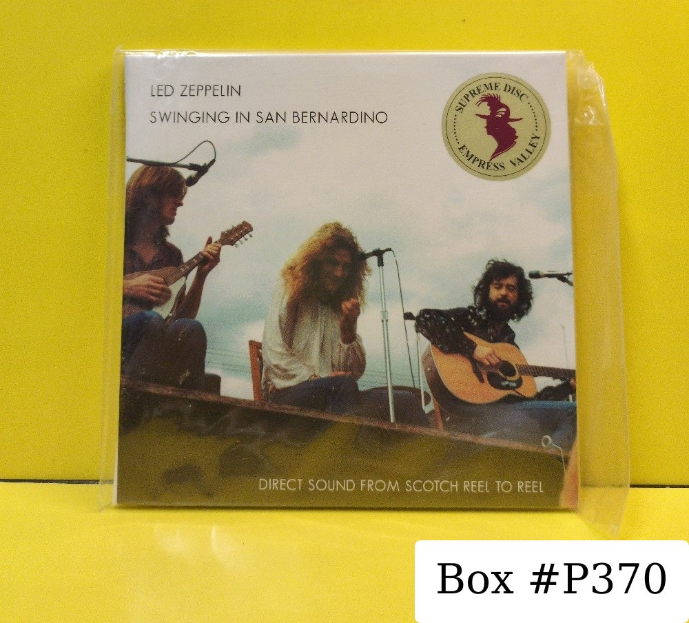 Led Zeppelin - Swinging In San Bernardino - 2004 - EVSD 303/304 - New - Sealed - CDs - 2xCD - Unofficial Release - Japan Import