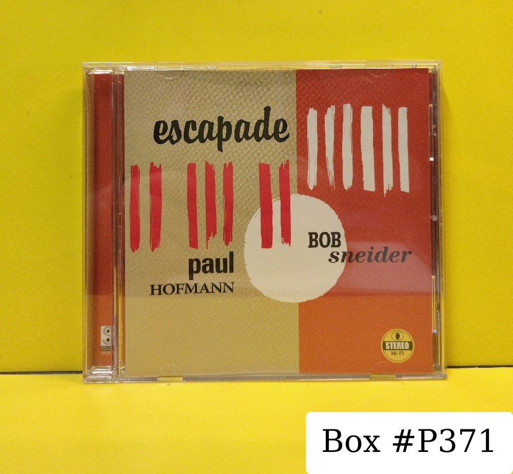 Bob Sneider, Paul Hofmann - Escapade - 2004 - SSPCD030 - Used - EX - CDs