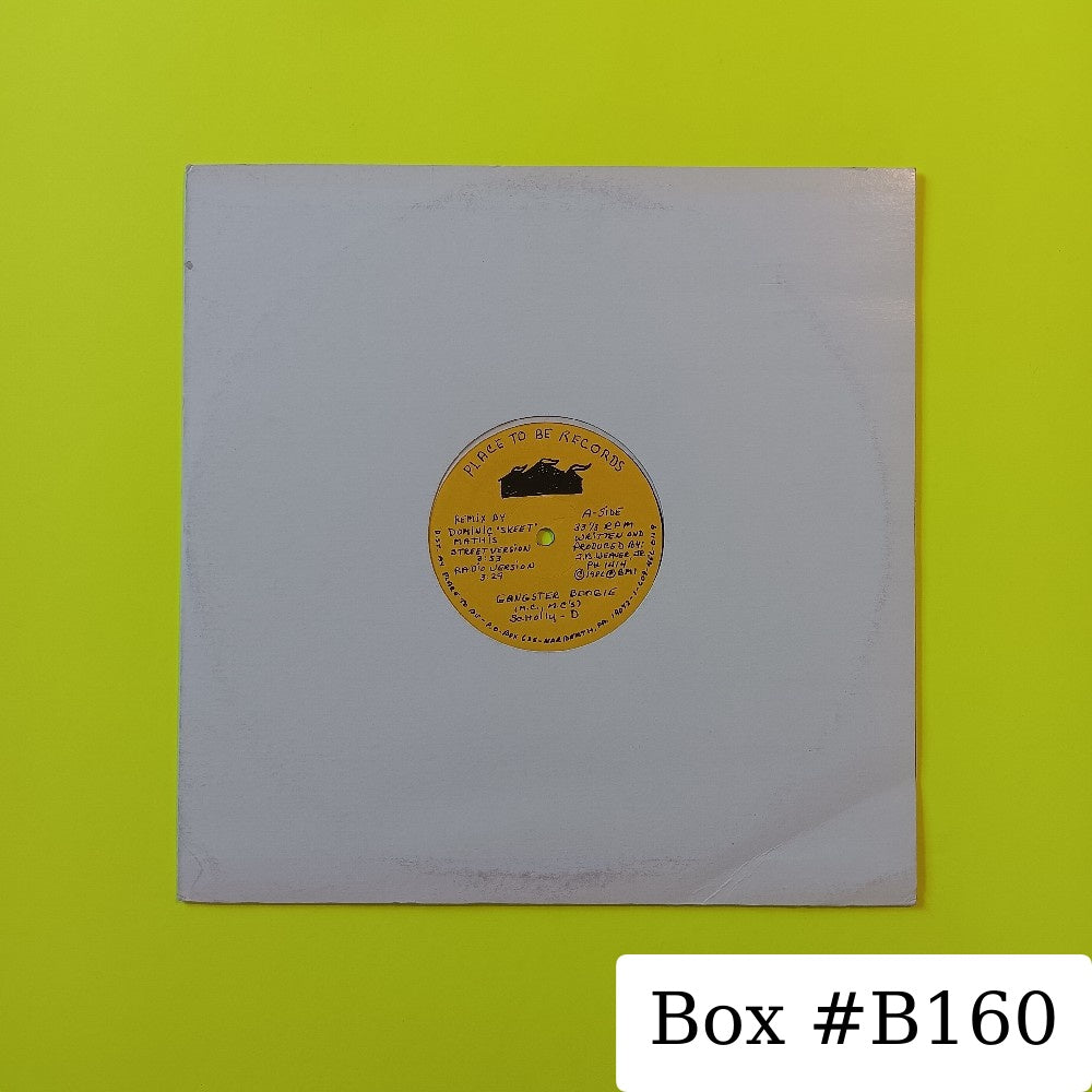 Scholly D / Schoolly D - Gangster Boogie / Maniac 12" - 1986 - P #1414 - Used - VG++ - Vinyl
