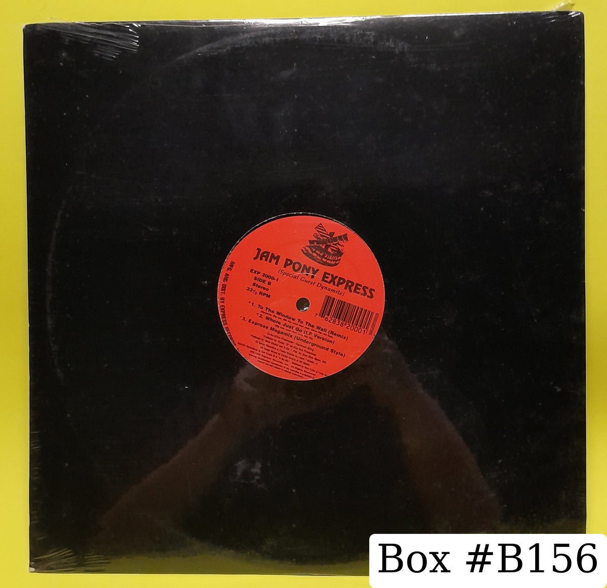 Jam Pony Express Special Guest Dynamite  - To The Window To The Wall - 1995 - EXP 2000-1 - New - Sealed - Vinyl
