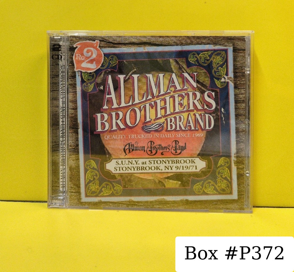 The Allman Brothers Band - S.U.N.Y. At Stonybrook, NY 9/19/71 - Used - EX - CDs