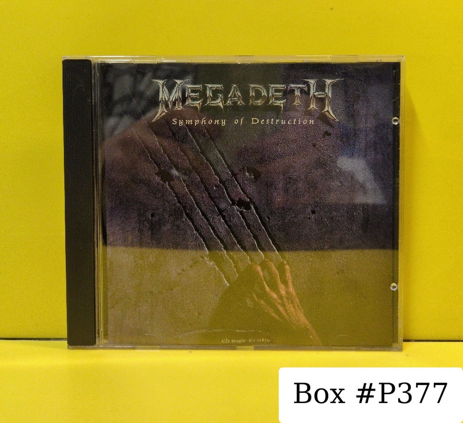 Megadeth - Symphony Of Destruction - 1992 - C2-15870 - Used - EX - CDs - CD Single