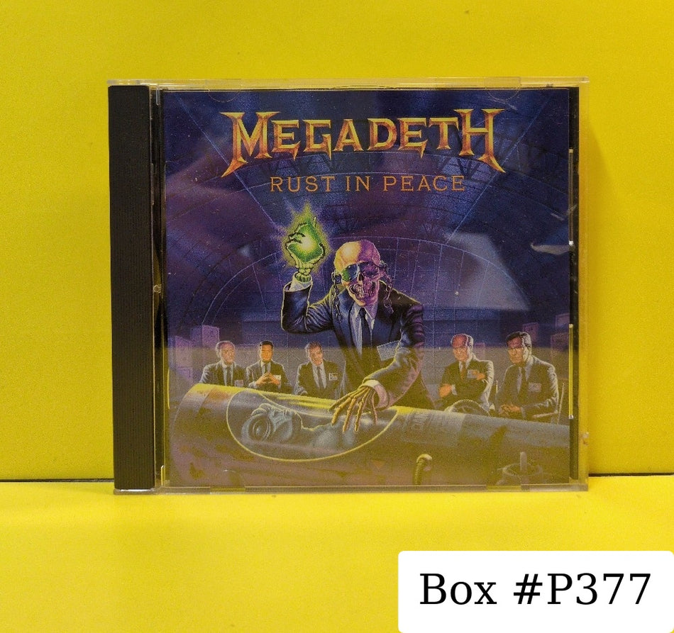 Megadeth - Rust In Peace - 1990 - CDP 7 91935 2 - Used - EX - CDs