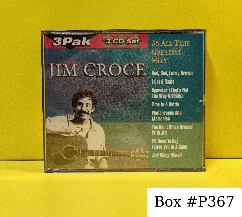 Jim Croce - 36 All-Time Greatest Hits - 1994 - #15100 - Used - EX - CDs - 3xCD Set