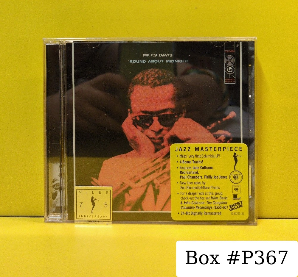 Miles Davis - 'Round About Midnight - 2001 - CK 85201 - Used - EX - CDs - Reissue - Remastered - 75th Anniversary