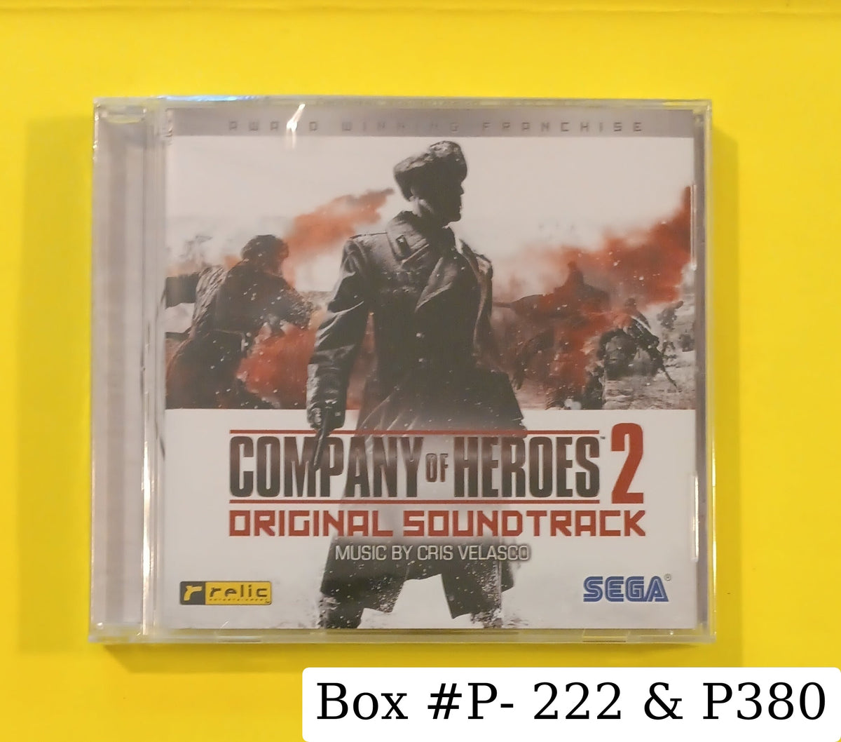 Cris Velasco - Company of Heroes 2 - SE-3067-2 New - Sealed - CDs