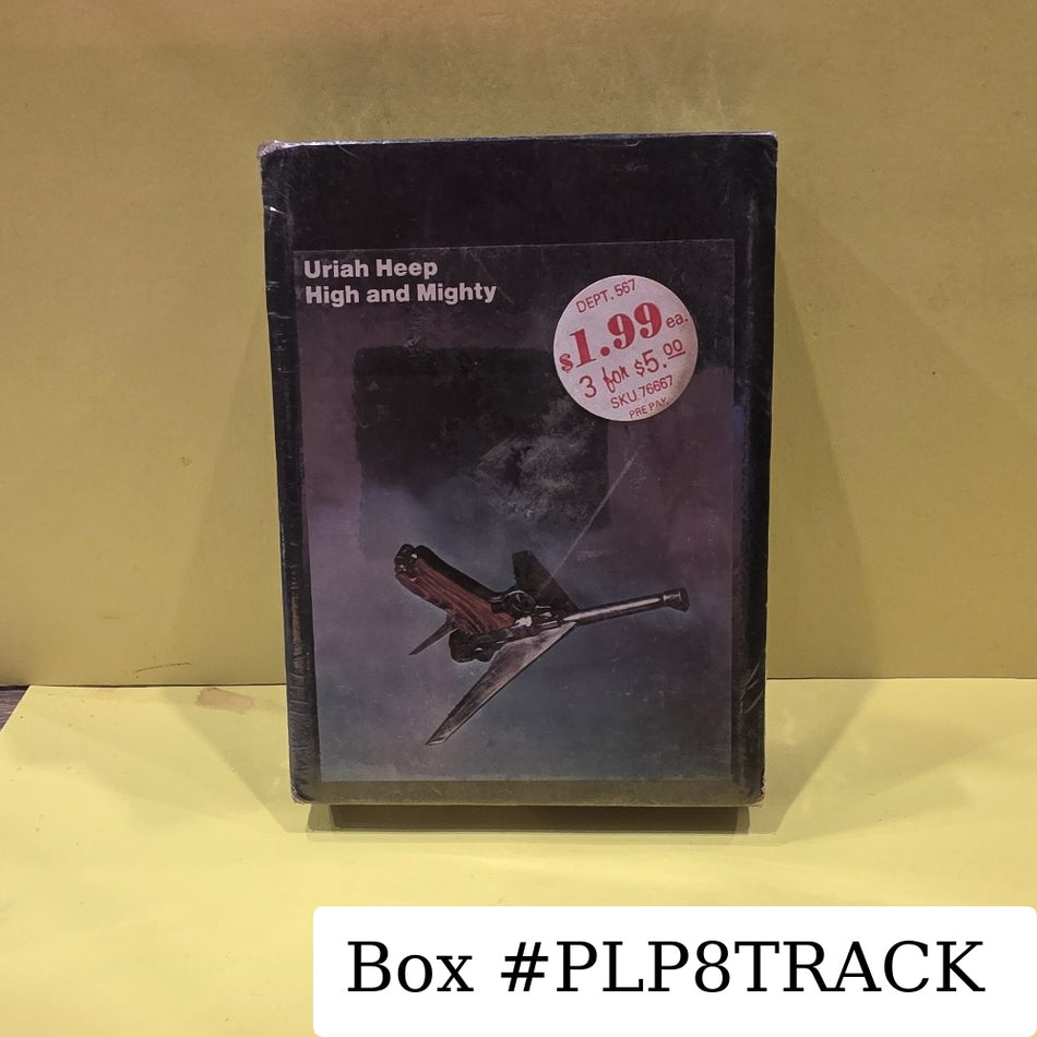Uriah Heep - High And Mighty - 1976 - M8-2949 - New - Sealed - 8-Track