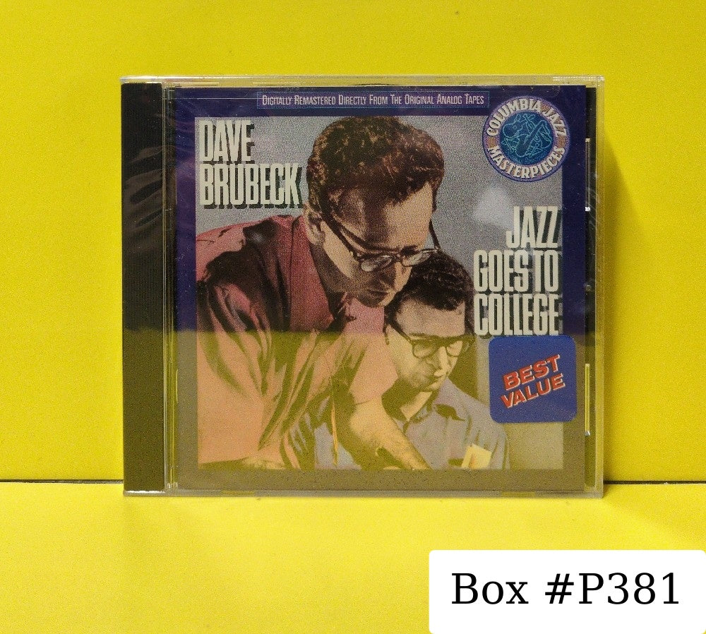 The Dave Brubeck Quartet - Jazz Goes To College - 1989 - CK 45149 - New - Sealed - CDs - Reissue - Remastered