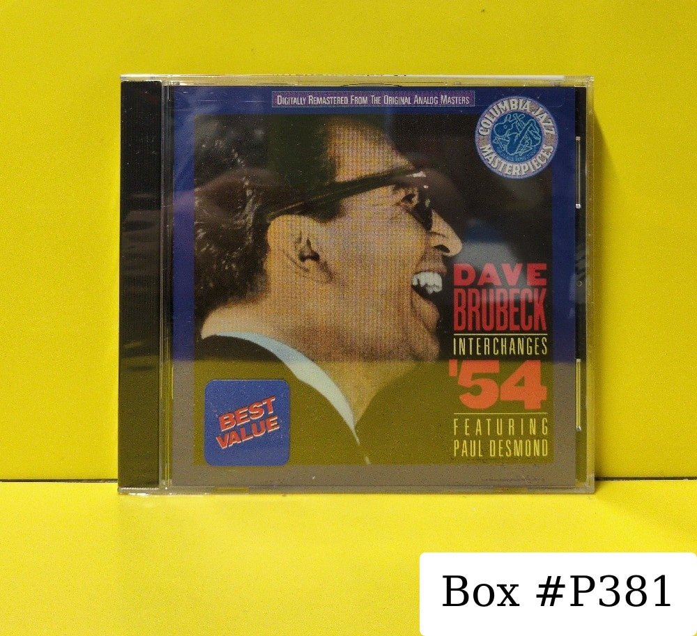 Dave Brubeck Featuring Paul Desmond - Interchanges '54 - 1991 - CK 47032 - New - Sealed - CDs - Remastered