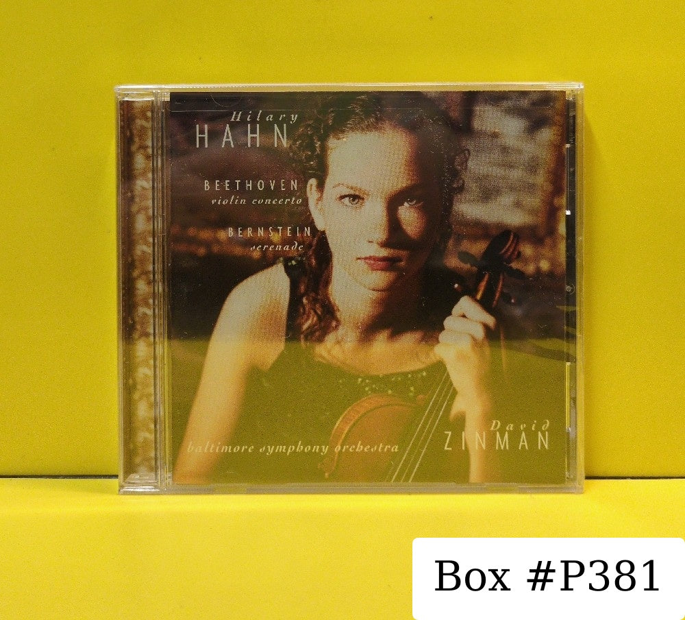 Beethoven / Bernstein - Hilary Hahn, Baltimore Symphony Orchestra, David Zinman - Violin Concerto / Serenade - 1999 - SK 60584 - New - Sealed - CDs