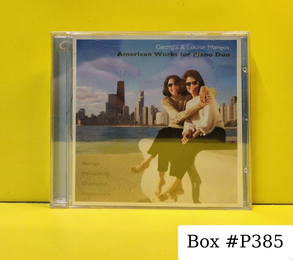 Georgia & Louise Mangos, Barber, Persichetti, Diamond, Joseph Fennimore - American Works For Piano Duo - 2003 - CDR 90000 069 - New - Sealed - CDs