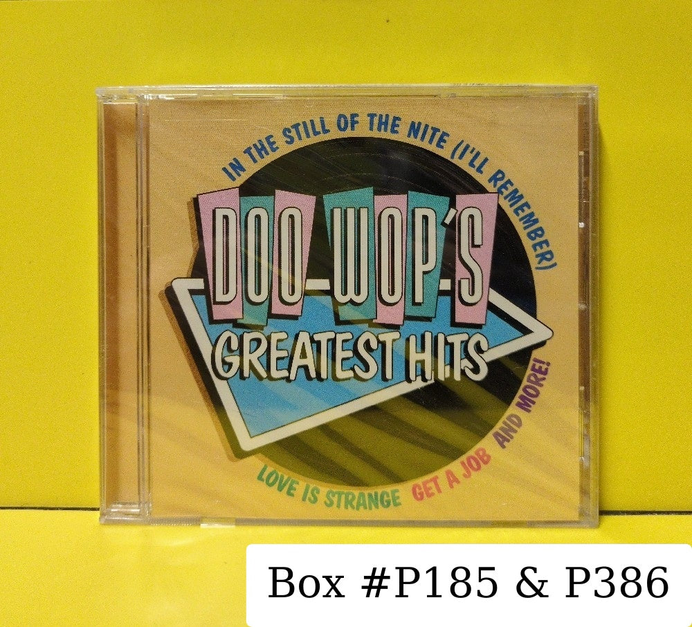 Various - Doo-Wop's Greatest Hits - 2002 - 7551746908-2 - New - Sealed - CDs