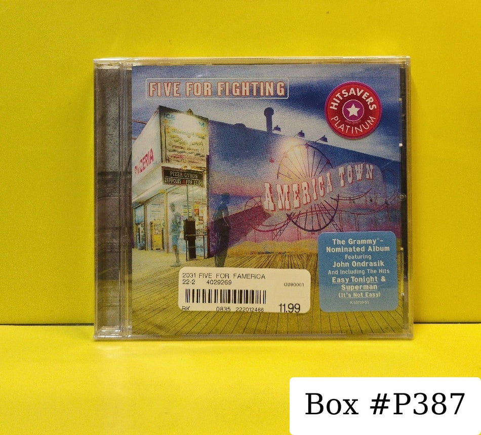 Five For Fighting - America Town - CK 63759 - New - Sealed - CDs