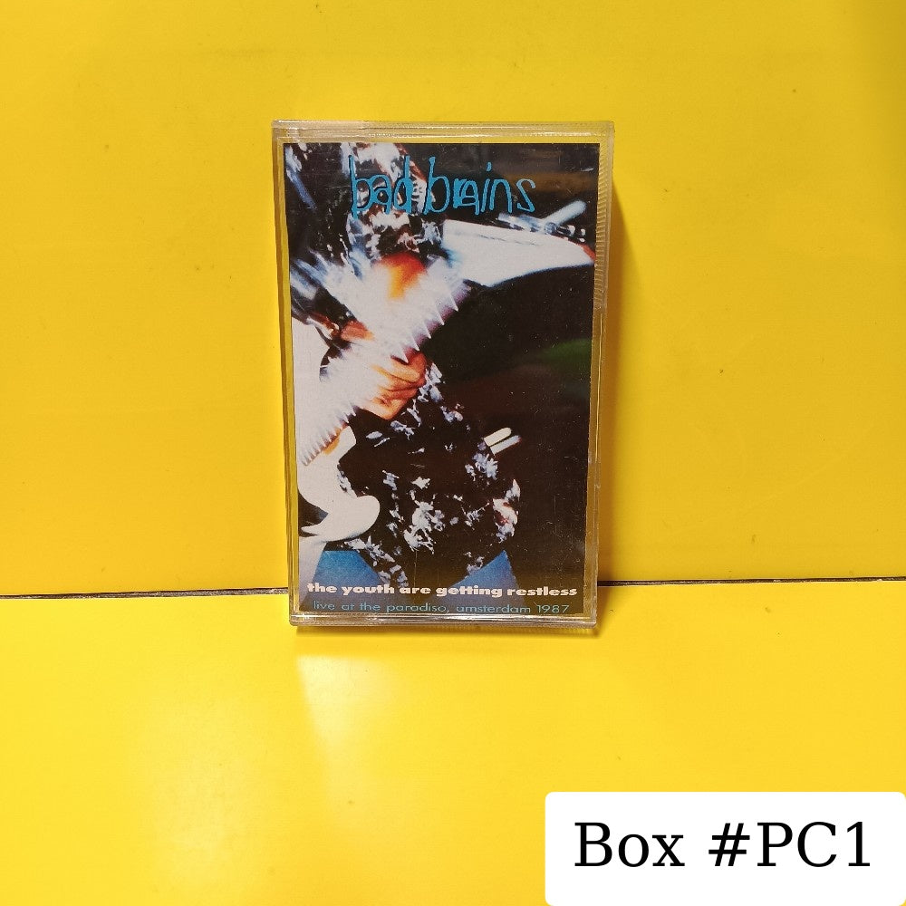 Bad Brains - The Youth Are Getting Restless (Live At The Paradiso, Amsterdam, 1987) - 1990 - CAROL MC 1617 - Used - EX - Cassettes